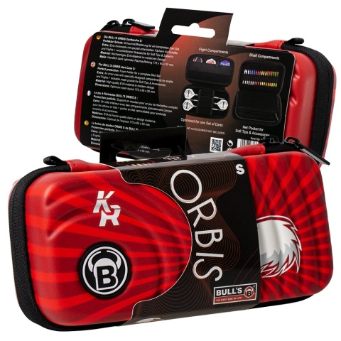 Etui dart Bulls Orbis Ratajski czerwone