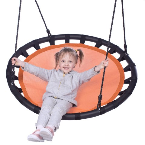 NB5034 BOCIANIE GNIAZDO HUŚTAWKA POMARAŃCZOWE ŚR.100 CM NILS