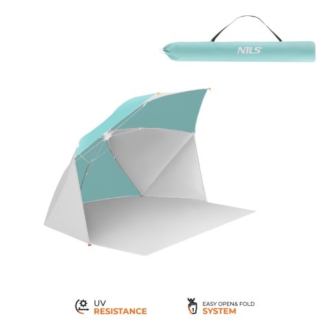 NC4803 PARASOL - PARAWAN PLAŻOWY 2 W 1 NILS