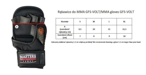 Rękawice do MMA GFS-VOLT