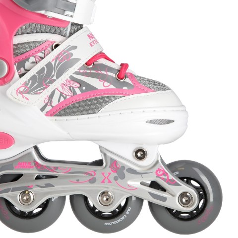 NA10602 RÓŻOWY ROZM. L(39-42) ŁYŻWOROLKI NILS EXTREME NA10602 RÓŻOWY ROZM. L(39-42) ŁYŻWOROLKI NILS EXTREME