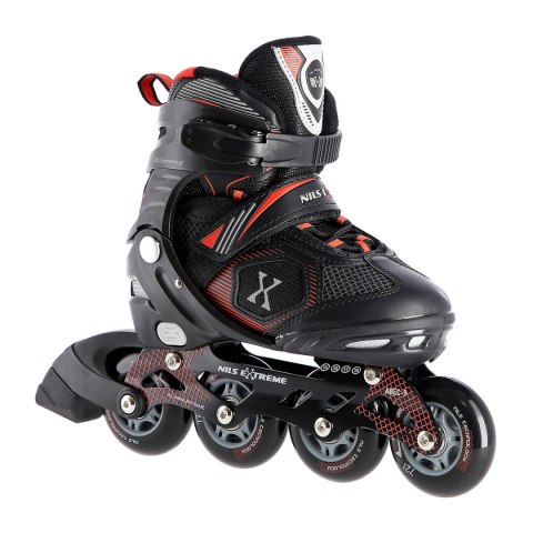 NA9080 CZARNO/CZERWONE ROZM L (39-42) ŁYŻWOROLKI NILS EXTREME NA9080 CZARNO/CZERWONE ROZM L (39-42) ŁYŻWOROLKI NILS EXTREME