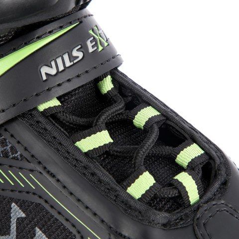 NA9080 CZARNO/ZIELONE ROZM L (39-42) ŁYŻWOROLKI NILS EXTREME NA9080 CZARNO/ZIELONE ROZM L (39-42) ŁYŻWOROLKI NILS EXTREME