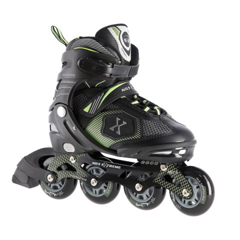 NA9080 CZARNO/ZIELONE ROZM M (35-38) ŁYŻWOROLKI NILS EXTREME NA9080 CZARNO/ZIELONE ROZM M (35-38) ŁYŻWOROLKI NILS EXTREME