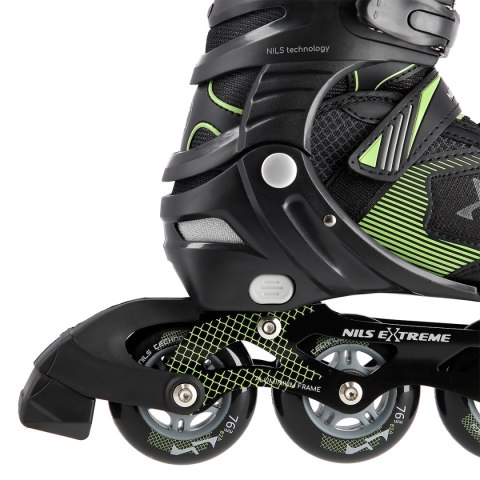 NA9080 CZARNO/ZIELONE ROZM M (35-38) ŁYŻWOROLKI NILS EXTREME NA9080 CZARNO/ZIELONE ROZM M (35-38) ŁYŻWOROLKI NILS EXTREME