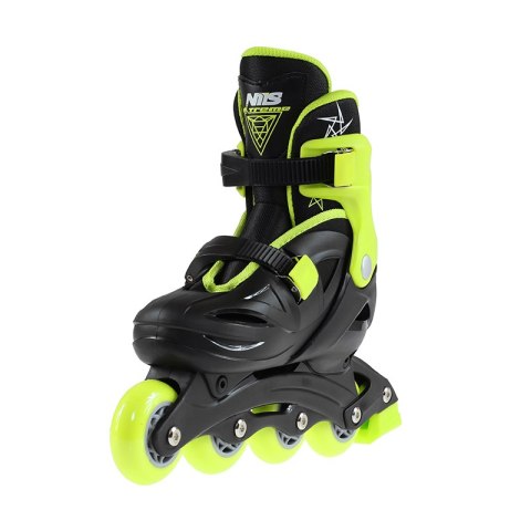 NJ/NA0321 A CZARNO-LIMONKOWE ROZM. M (31-35) ŁYŻWOROLKI NILS EXTREME NJ/NA0321 A CZARNO-LIMONKOWE ROZM. M (31-35) ŁYŻWOROLKI NILS EXTREME