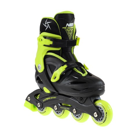 NJ/NA0321 A CZARNO-LIMONKOWE ROZM. M (31-35) ŁYŻWOROLKI NILS EXTREME NJ/NA0321 A CZARNO-LIMONKOWE ROZM. M (31-35) ŁYŻWOROLKI NILS EXTREME