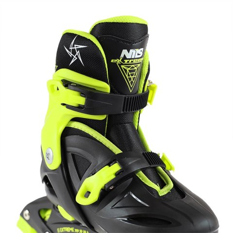 NJ/NA0321 A CZARNO-LIMONKOWE ROZM. M (31-35) ŁYŻWOROLKI NILS EXTREME NJ/NA0321 A CZARNO-LIMONKOWE ROZM. M (31-35) ŁYŻWOROLKI NILS EXTREME