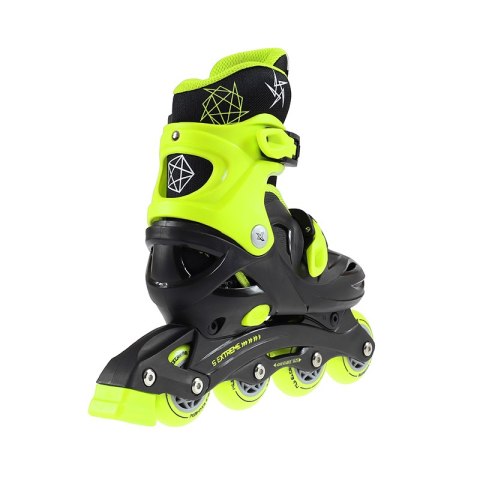 NJ/NA0321 A CZARNO-LIMONKOWE ROZM. S (26-30) ŁYŻWOROLKI NILS EXTREME NJ/NA0321 A CZARNO-LIMONKOWE ROZM. S (26-30) ŁYŻWOROLKI NILS EXTREME
