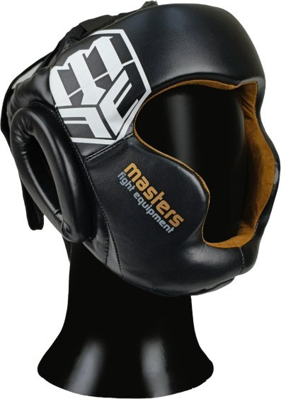 Kask bokserski KSS-PU-BLACK