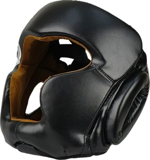 Kask bokserski KSS-PU-BLACK