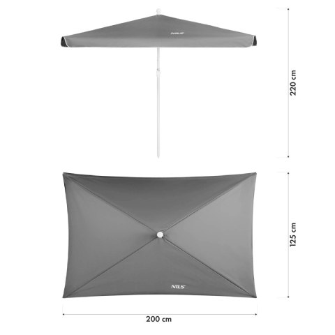 NC7826 PARASOL OGRODOWY 200 CM NILS