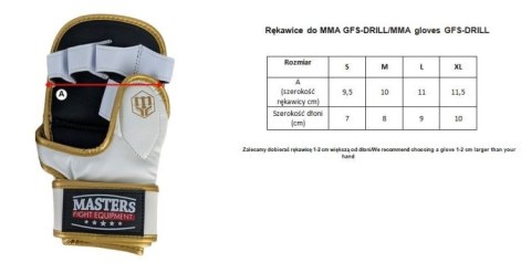 Rękawice do MMA GFS-DRILL
