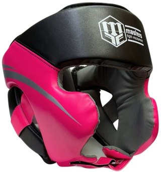 Kask bokserski sparingowy KSTOP-PU-FT różowy