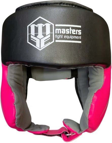 Kask bokserski sparingowy KSTOP-PU-FT różowy