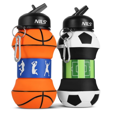 NC4104 BUTELKA SPORTOWA SKŁADANA 550ML FOOTBALL NILS