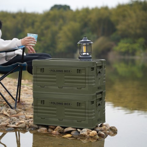 NCB4001 SKŁADANA SKRZYNIA KEMPINGOWA Z POKRYWĄ NILS CAMP