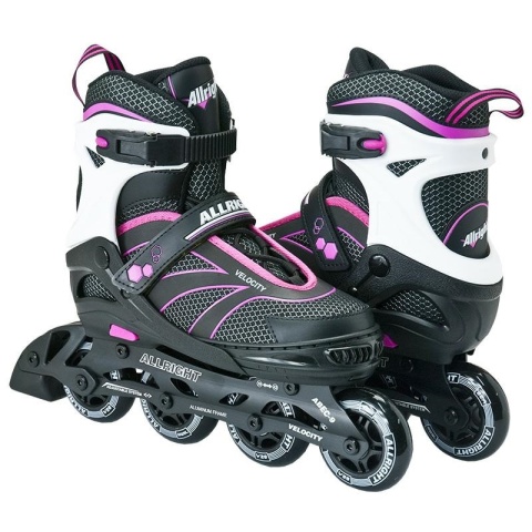 Rolki Velocity Allright SK03025 M 35-38 pink