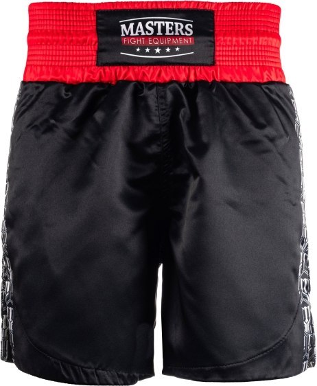 Spodenki do kick lightu MASTERS "HEXAGON" czarne (WAKO APPROVED)