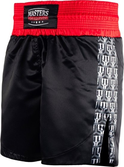Spodenki do kick lightu MASTERS "HEXAGON" czarne (WAKO APPROVED)