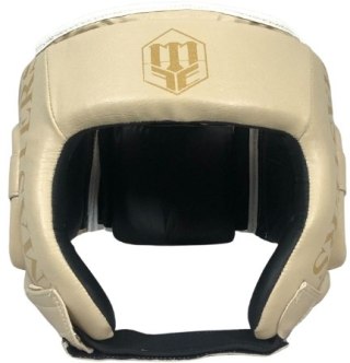 Kask bokserski MASTERS KTOP-PU-MATT beżowy