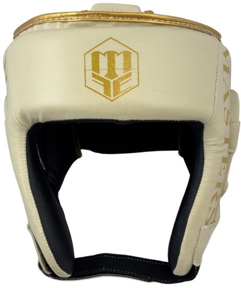 Kask bokserski MASTERS KTOP-PU-MATT beżowy
