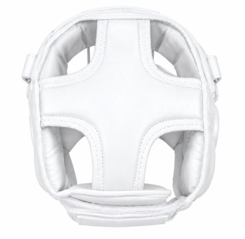 Kask bokserski z kratką KSS-4BPK biały