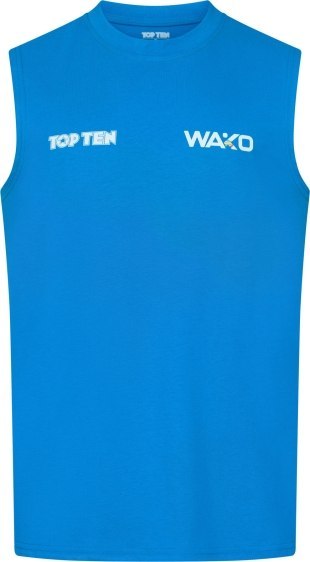 Koszulka bez rękawów do kick lightu TOP TEN "BASIC" (WAKO APPROVED)
