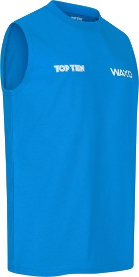 Koszulka bez rękawów do kick lightu TOP TEN "BASIC" (WAKO APPROVED)