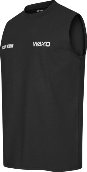 Koszulka bez rękawów do kick lightu TOP TEN "BASIC" (WAKO APPROVED)