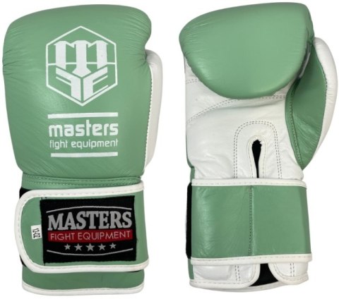 Rękawice bokserskie MASTERS RBT-PASTEL zielony