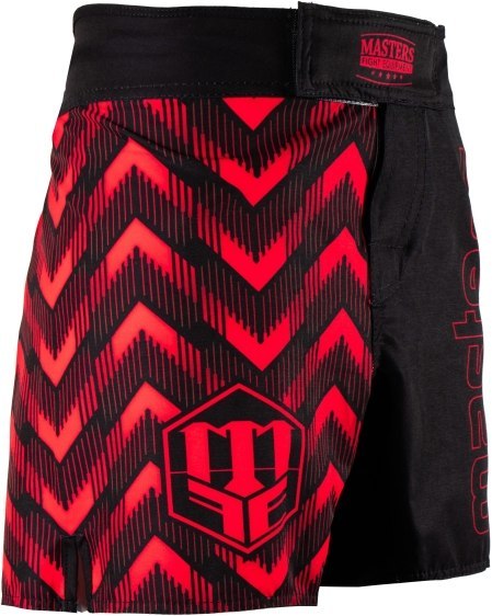 Spodenki do MMA MASTERS PULSE SMMA-P czarno-czerwone