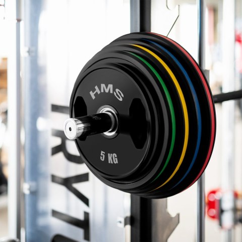 TOG05 2 x 5 KG TALERZ OLIMPIJSKI OGUMOWANY 2 x 5 KG HMS
